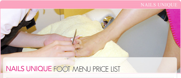 FOOT MENU PRICE LIST
